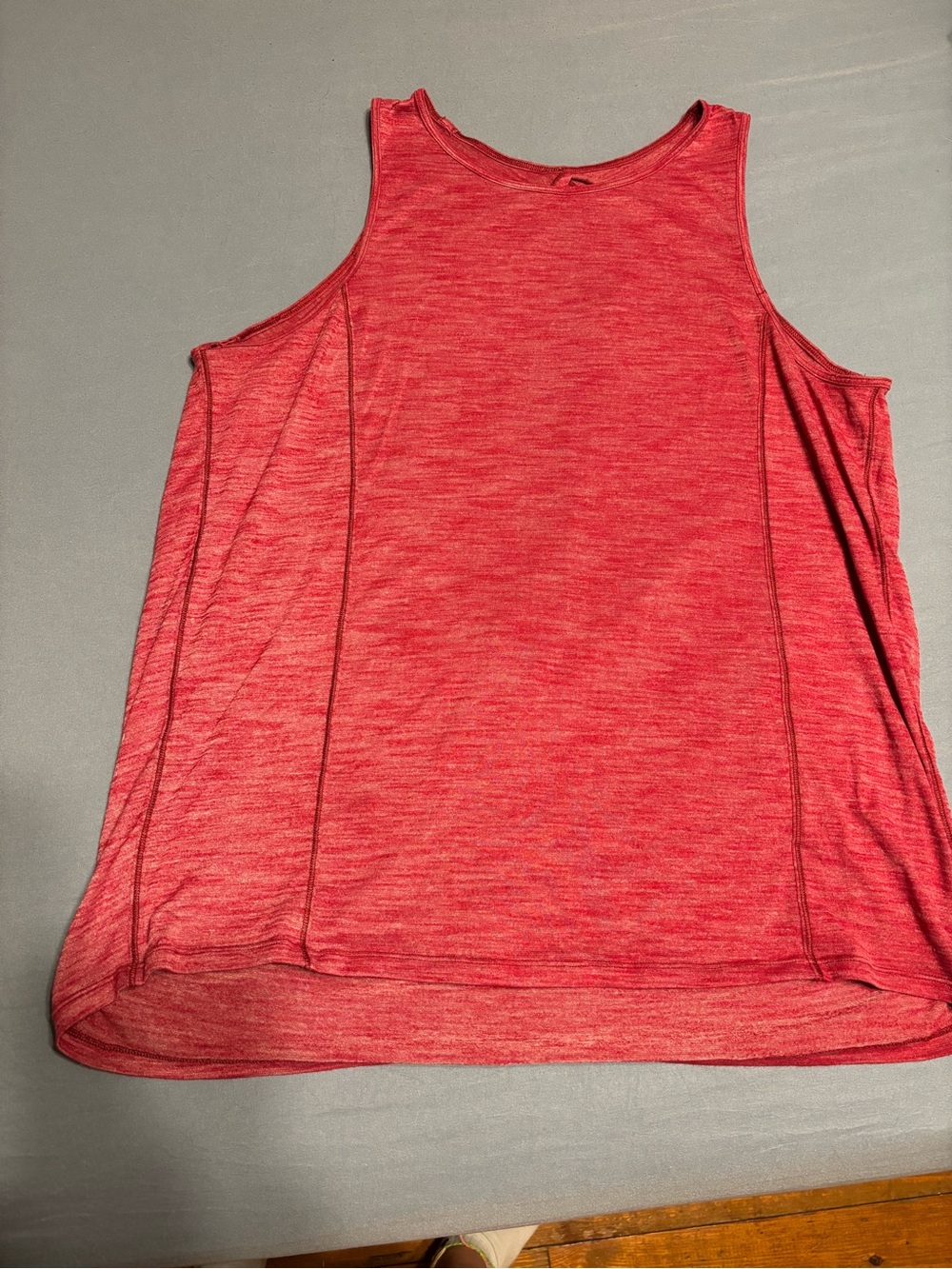 lululemon athletica Red/Pink Marled Tank Top